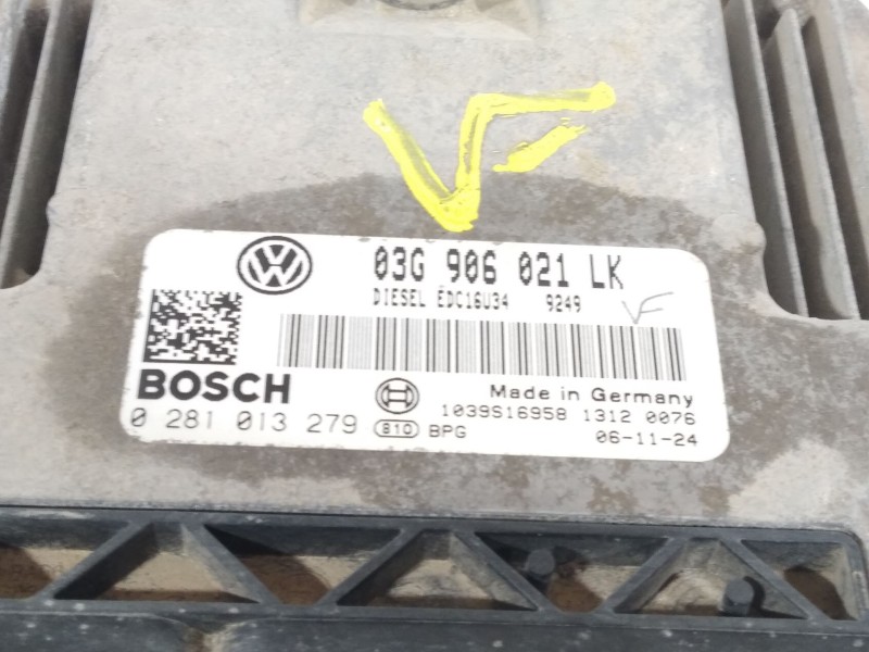 Recambio de centralita motor uce para seat leon (1p1) 1.9 tdi referencia OEM IAM 03G906021LK  0281013279