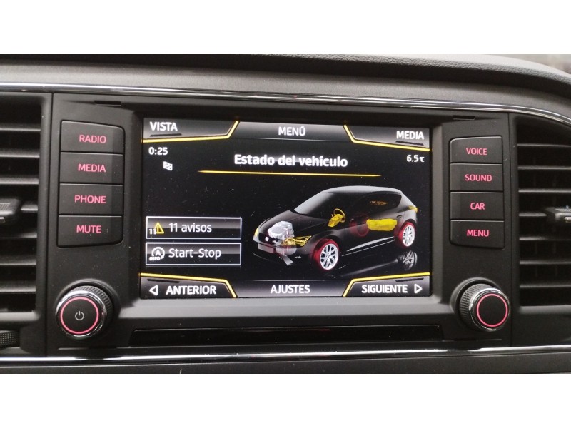 Recambio de pantalla multifuncion para seat leon (5f1) fr referencia OEM IAM 5F0919604  