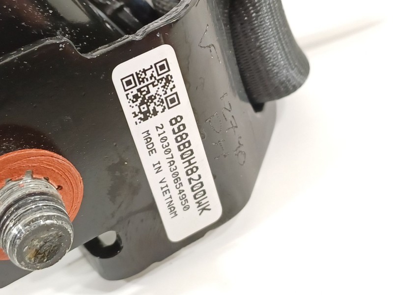 Recambio de cinturon seguridad trasero para kia rio (yb) referencia OEM IAM 898B0H8200WK  