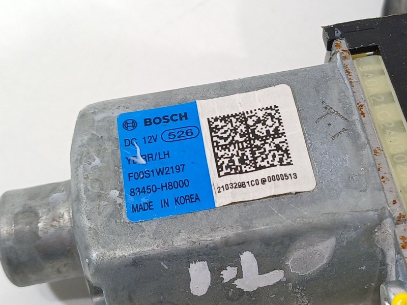 Recambio de elevalunas trasero izquierdo para kia rio (yb) referencia OEM IAM 83450H8000  83401H8100