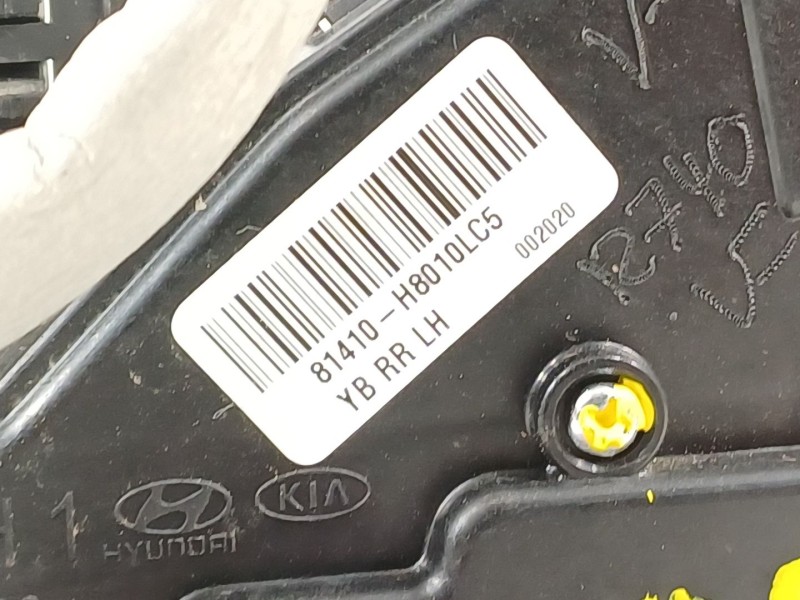 Recambio de cerradura puerta trasera izquierda para kia rio (yb) referencia OEM IAM 81410H8010  