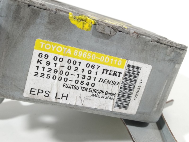 Recambio de centralita direccion para toyota yaris (ksp9/scp9/nlp9) básico referencia OEM IAM 896500D110  