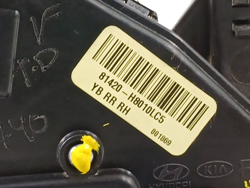 Recambio de cerradura puerta trasera derecha para kia rio (yb) referencia OEM IAM 81420H8010  