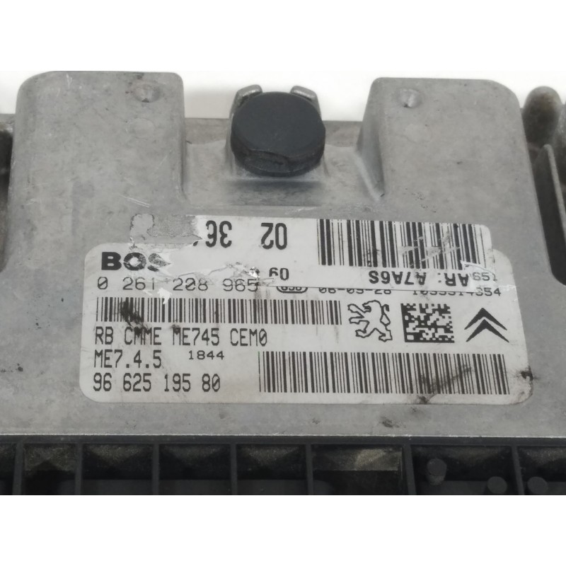 Recambio de centralita motor uce para peugeot 207/207+ (wa_, wc_) 1.6 16v referencia OEM IAM 9662519580  0261208965