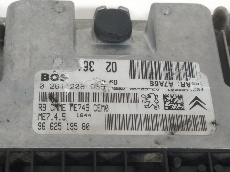 Recambio de centralita motor uce para peugeot 207/207+ (wa_, wc_) 1.6 16v referencia OEM IAM 9662519580  0261208965