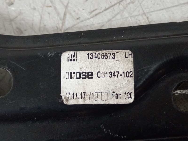 Recambio de elevalunas delantero izquierdo para opel astra k lim. 5türig business referencia OEM IAM 13406673 C31347 
