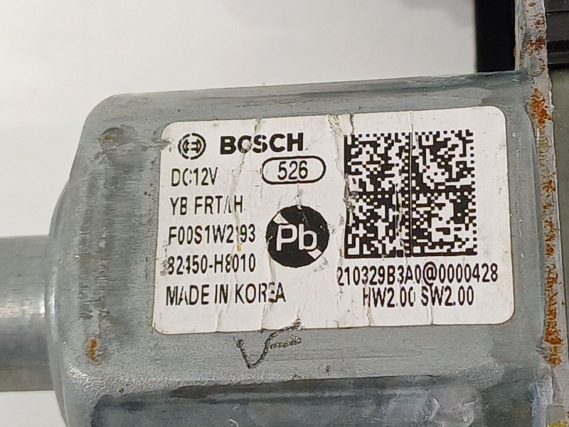 Recambio de motor elevalunas delantero izquierdo para kia rio (yb) referencia OEM IAM 82450H8010  