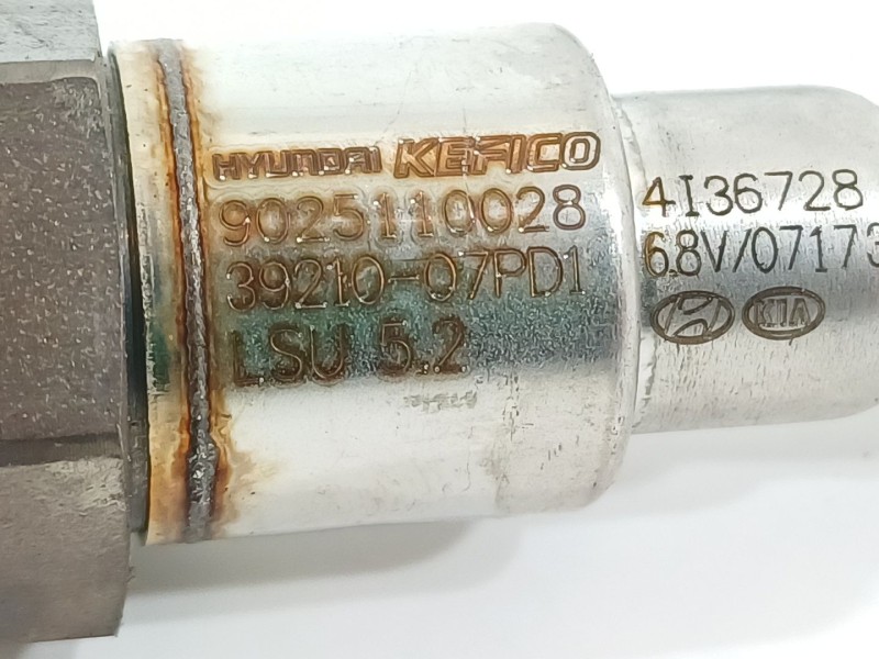 Recambio de sonda lambda para kia stonic (ybcuv) platinum edition referencia OEM IAM 3921007PD1  