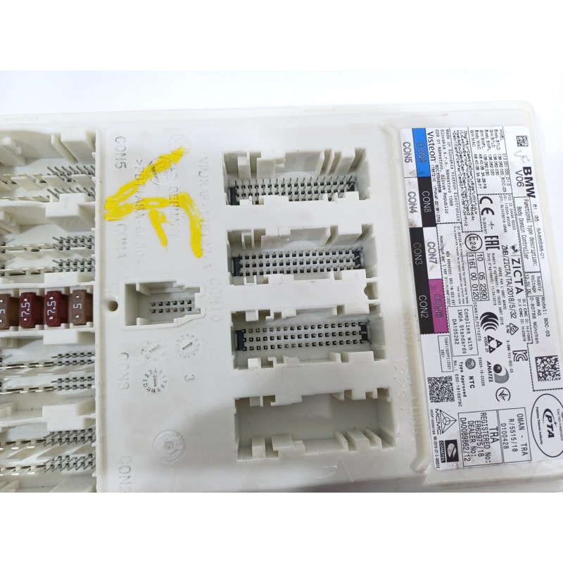 Recambio de caja reles / fusibles para bmw 4 coupé (g22, g82) m4 competition m xdrive referencia OEM IAM 61355A86B88  