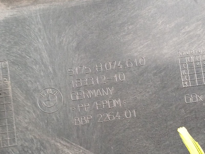 Recambio de cubrecarter para bmw 4 coupé (g22, g82) m4 competition m xdrive referencia OEM IAM 18331210  51758074610