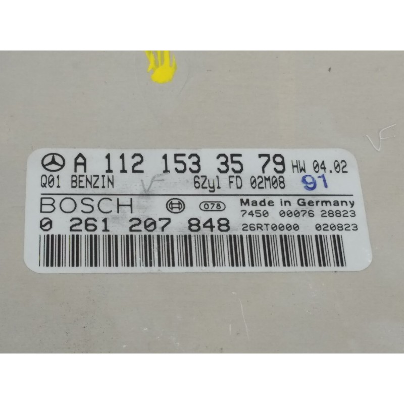 Recambio de centralita motor uce para mercedes-benz clk (c209) clk 240 (209.361) referencia OEM IAM A1121533579  0261207848