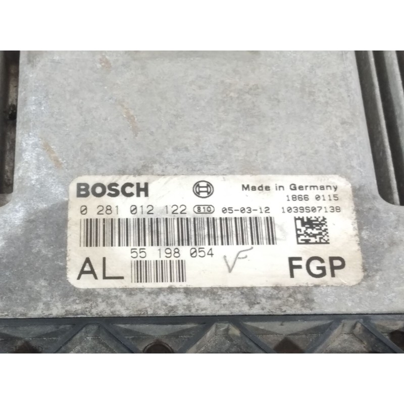 Recambio de centralita motor uce para opel astra h (a04) 1.9 cdti (l48) referencia OEM IAM 55198054  