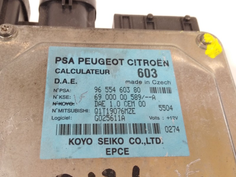 Recambio de modulo electronico para peugeot 1007 (km_) 1.4 referencia OEM IAM 9655460380  