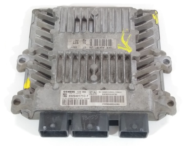 Recambio de centralita motor uce para peugeot 1007 dolce referencia OEM IAM 9655939780 5WS40171CT 9648624280