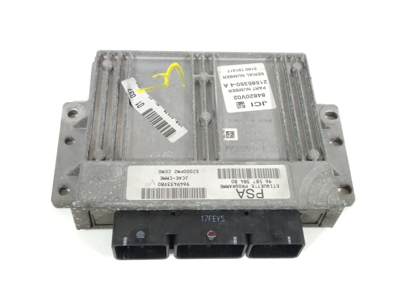 Recambio de centralita motor uce para peugeot 1007 (km_) 1.4 referencia OEM IAM 9658738480 9649433980 215853504A