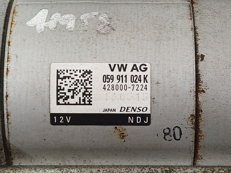 Recambio de motor arranque para porsche panamera diesel referencia OEM IAM 059911024K  4280007224