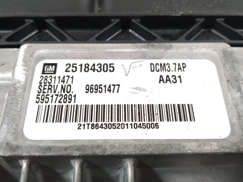 Recambio de centralita motor uce para chevrolet orlando (j309) 2.0 d referencia OEM IAM 25184305  