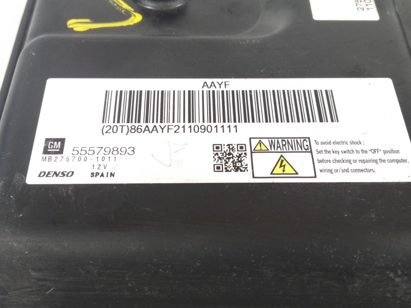Recambio de centralita motor uce para opel astra j lim. selective referencia OEM IAM 55579893  MB2757001011