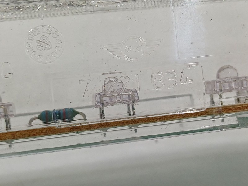 Recambio de luz central de freno para bmw mini (r56) cooper s referencia OEM IAM 7221834  63257221834