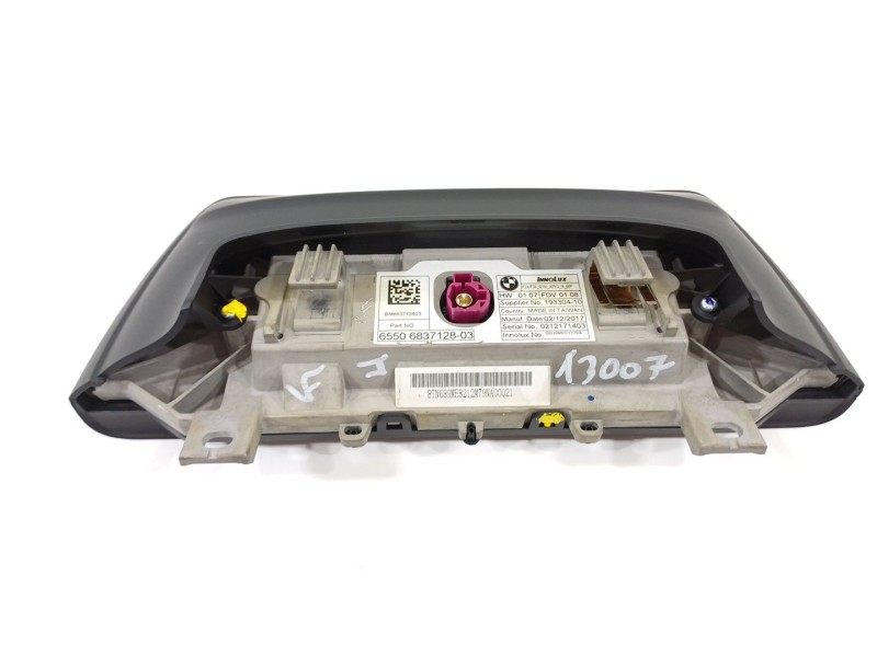 Recambio de pantalla multifuncion para bmw serie 3 touring (f31) 320d referencia OEM IAM 65506837128  