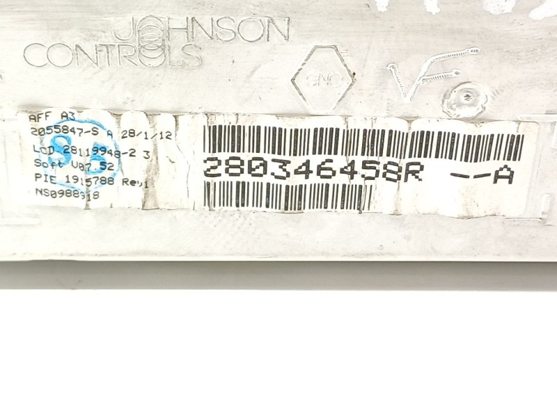 Recambio de pantalla multifuncion para renault megane iii berlina 5 p dynamique referencia OEM IAM 280346458R  