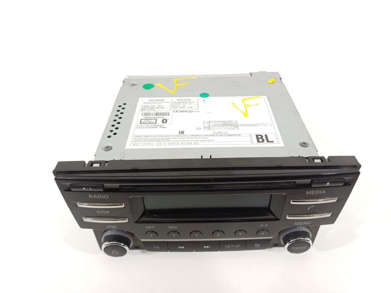 Recambio de sistema audio / radio cd para nissan pulsar (c13) acenta referencia OEM IAM 281853ZL1A  