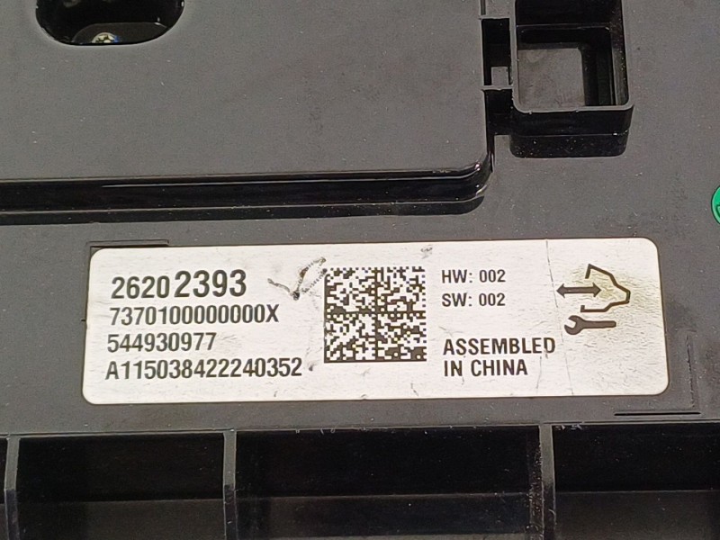 Recambio de pantalla multifuncion para opel insignia berlina excellence referencia OEM IAM 26202393  544930977