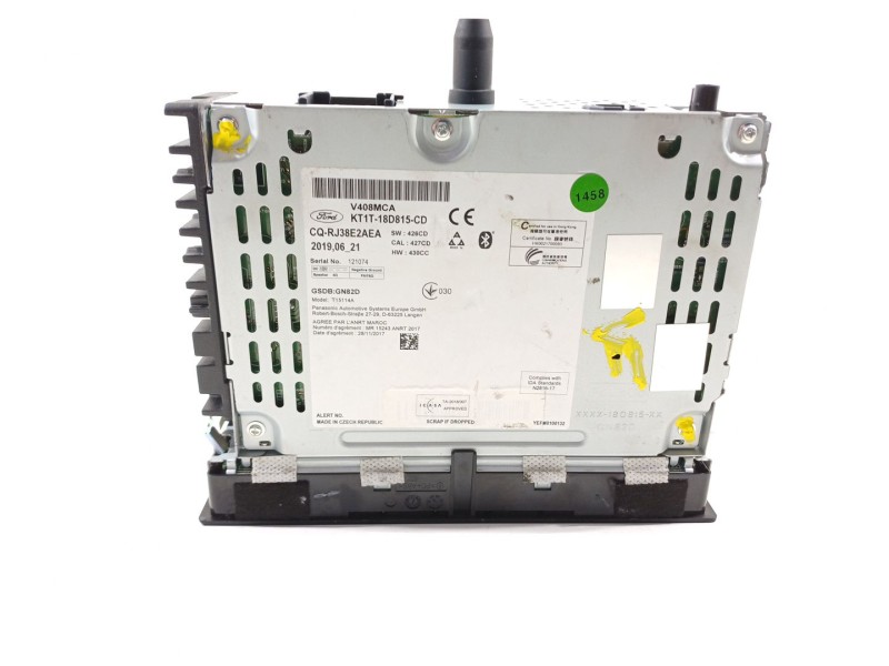 Recambio de sistema audio / radio cd para ford tourneo connect trend referencia OEM IAM KT1T18D815CD  CQ-RJ38E2AEA
