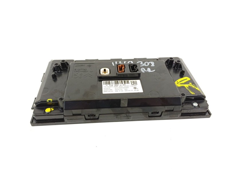 Recambio de pantalla multifuncion para peugeot 308 style referencia OEM IAM 9811486280  