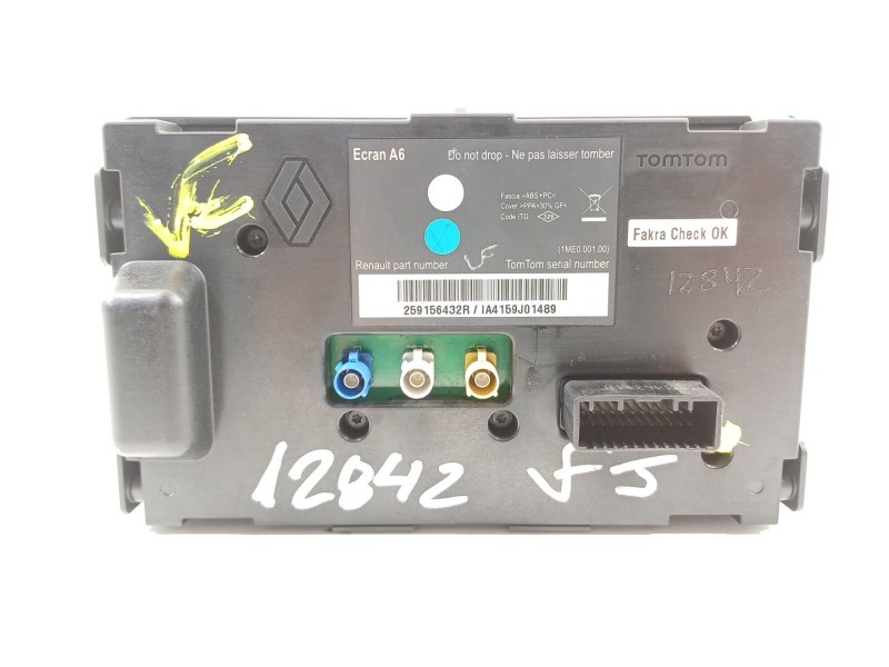 Recambio de sistema navegacion gps para renault clio iii authentique referencia OEM IAM 259156432R  