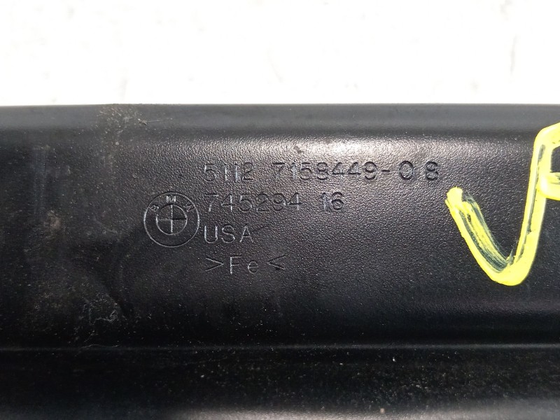 Recambio de refuerzo paragolpes trasero para bmw x6 (e71) 3.5d referencia OEM IAM 745294 7158449 