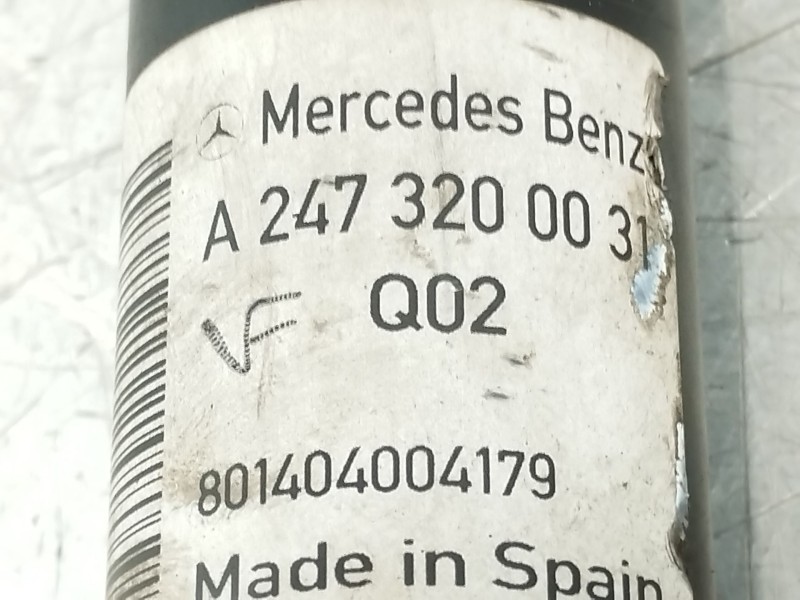 Recambio de amortiguador trasero izquierdo para mercedes-benz clase b (w247) 247 referencia OEM IAM A2473200031  