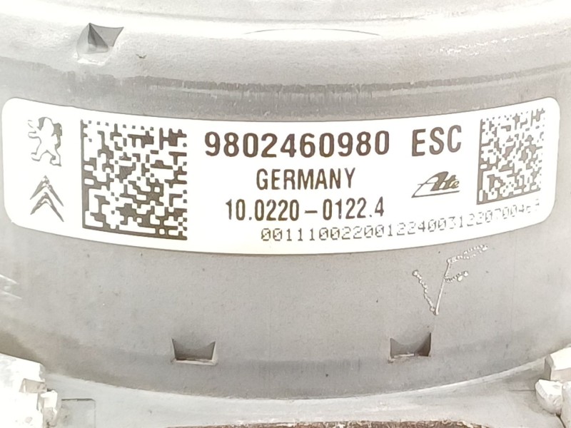 Recambio de abs para peugeot 208 i (ca_, cc_) 1.2 vti 82 referencia OEM IAM 9802460980  