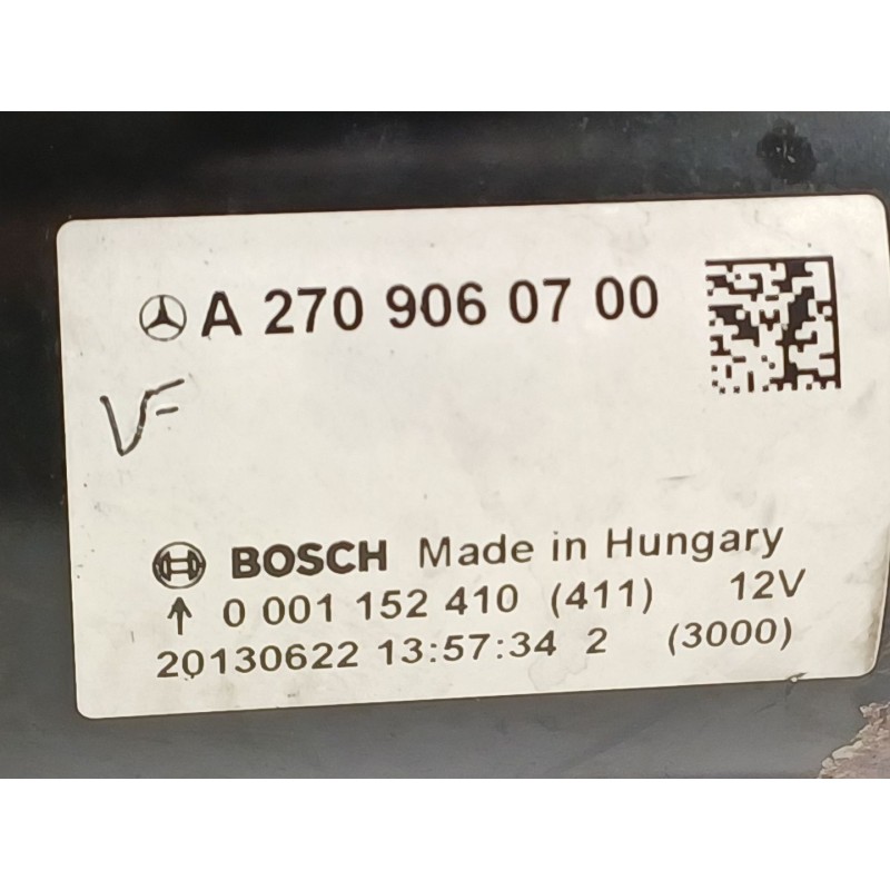 Recambio de motor arranque para mercedes-benz clase a (w176) a 180 (176.042) referencia OEM IAM A2709060700  
