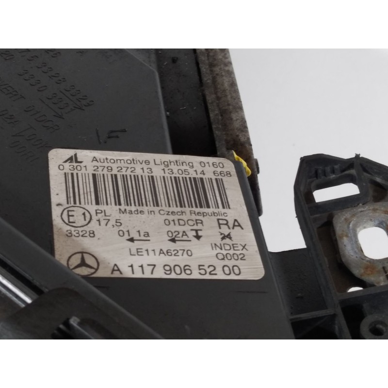 Recambio de faro derecho para mercedes-benz clase cla (w117) cla 200 cdi (117.301) referencia OEM IAM A1179065200  