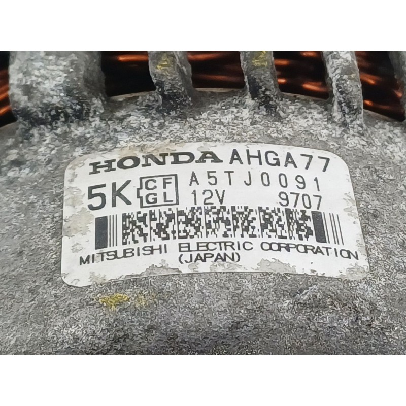 Recambio de alternador para honda civic berlina 5 (fk) 1.4 comfort referencia OEM IAM AHGA77 A5TJ0091 