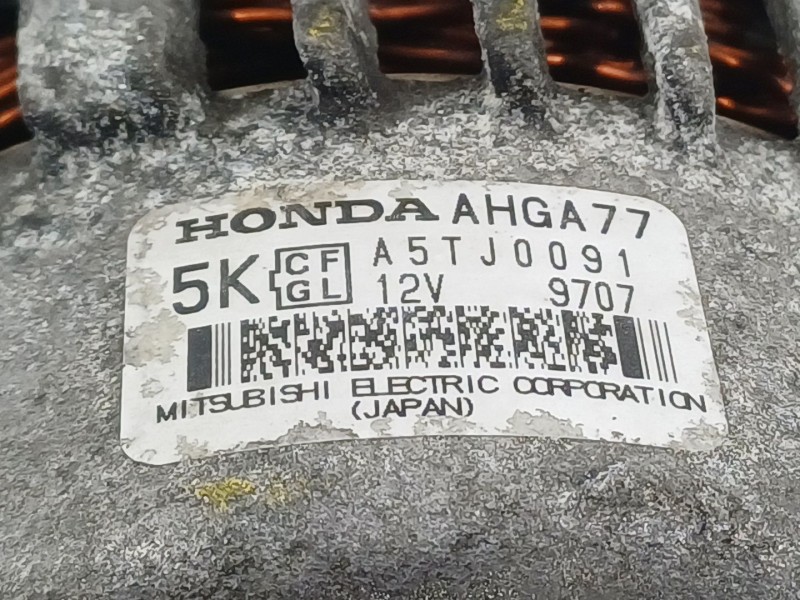 Recambio de alternador para honda civic berlina 5 (fk) 1.4 comfort referencia OEM IAM AHGA77 A5TJ0091 
