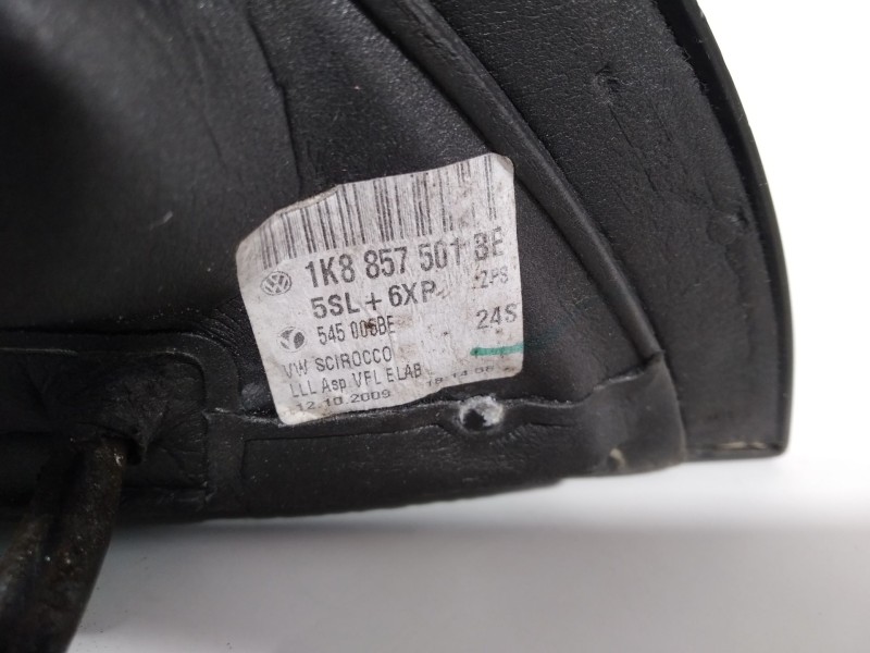 Recambio de retrovisor izquierdo para volkswagen scirocco (137) 2.0 tdi (103kw) referencia OEM IAM 1K8857501BE  