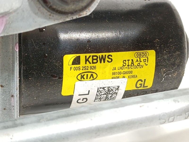 Recambio de motor limpia delantero para kia picanto referencia OEM IAM 98100G6000  98120G6000