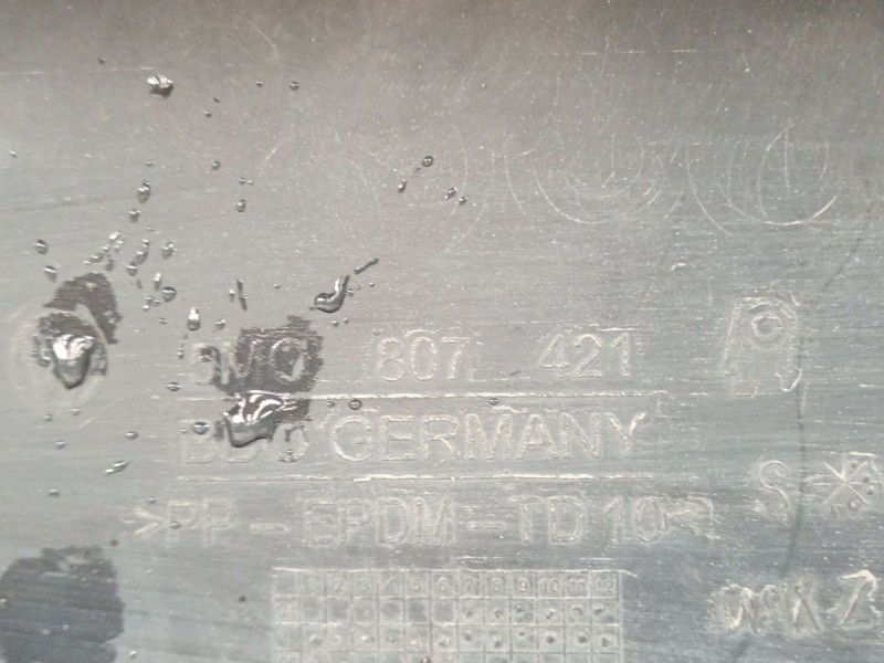 Recambio de paragolpes trasero para volkswagen golf plus (5m1) bluemotion highline referencia OEM IAM 5M0807421  