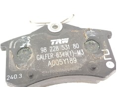 Recambio de pastillas freno traseras para citroën c3 referencia OEM IAM 1616872680  9822853180 2