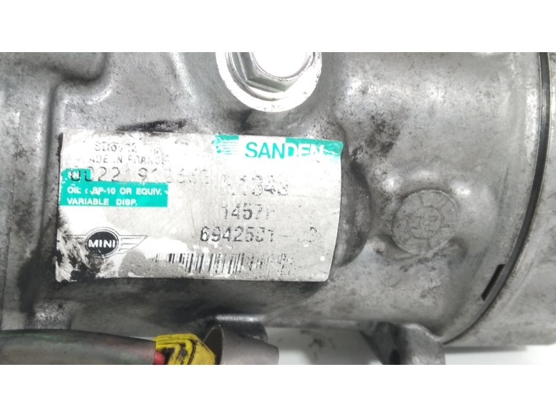 Recambio de compresor aire acondicionado para mini mini (r56) cooper referencia OEM IAM 6942501  00221912662