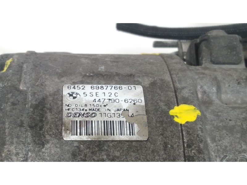 Recambio de compresor aire acondicionado para bmw serie 3 berlina (e90) 320d referencia OEM IAM 6452698776601 4471906260 