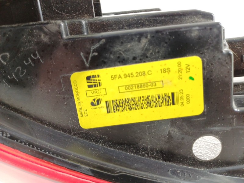 Recambio de piloto trasero derecho para cupra leon (kl1, ku1, kug) 1.5 etsi referencia OEM IAM 5FA945208C  