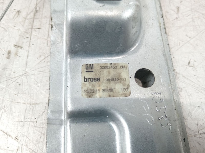 Recambio de elevalunas trasero izquierdo para opel insignia berlina 2.0 cdti referencia OEM IAM 20952450  