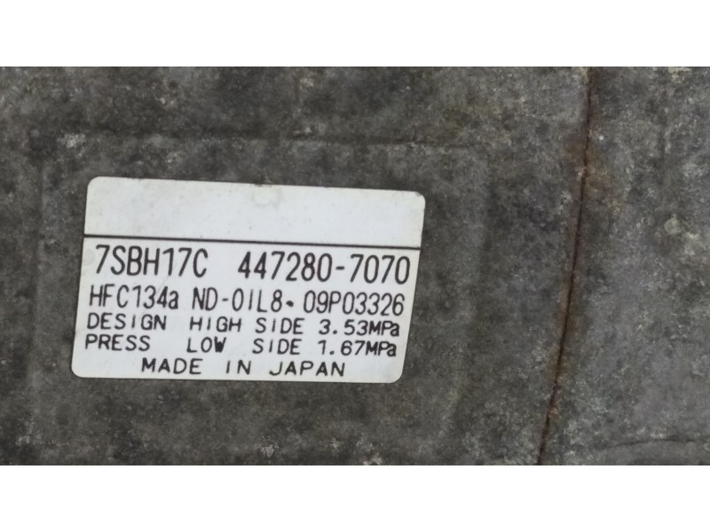 Recambio de compresor aire acondicionado para ford c-max edition referencia OEM IAM 4472807070  