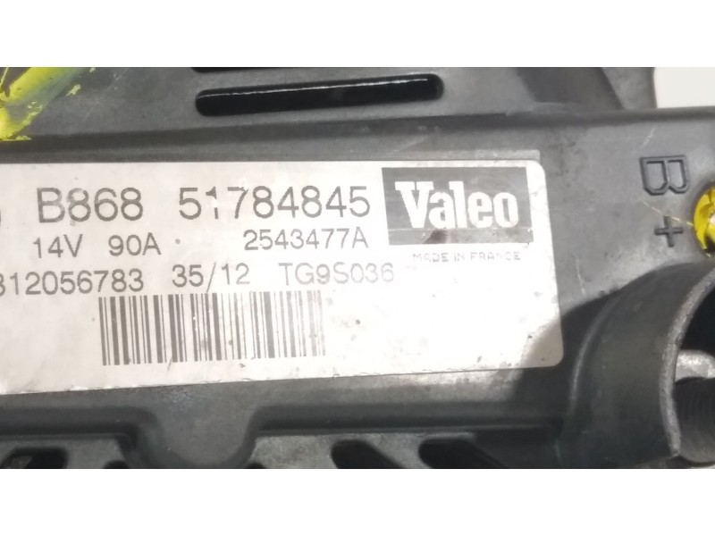 Recambio de alternador para peugeot bipper avantage referencia OEM IAM 51784845  