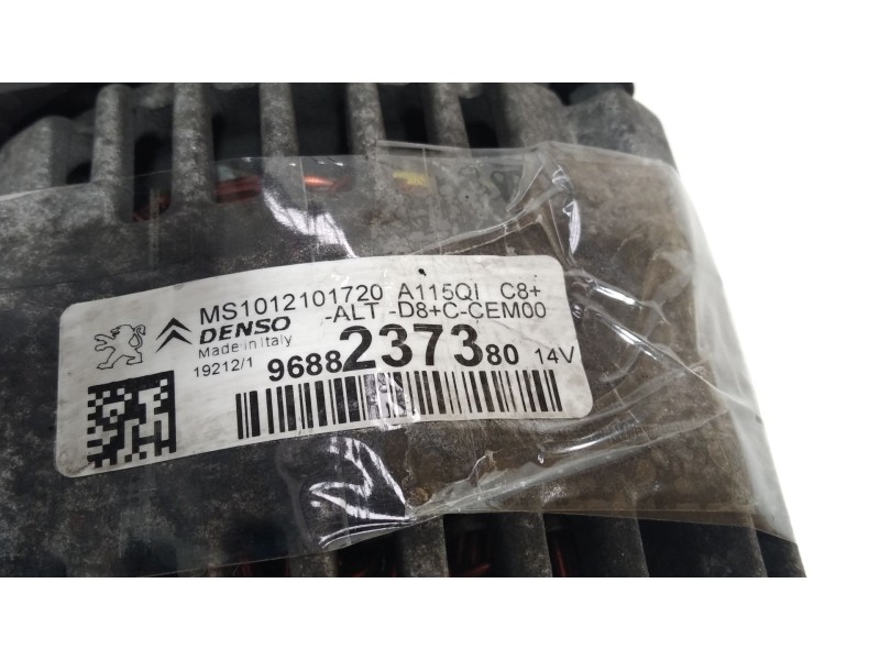 Recambio de alternador para peugeot 208 i (ca_, cc_) 1.2 vti 82 referencia OEM IAM 9688237380  MS1012101720