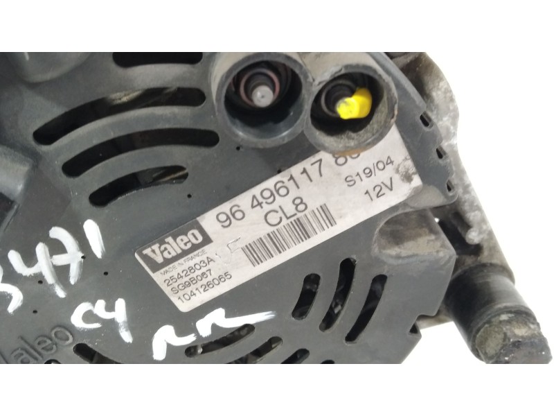 Recambio de alternador para citroën c4 i (lc_) 1.6 16v referencia OEM IAM 9649611780  