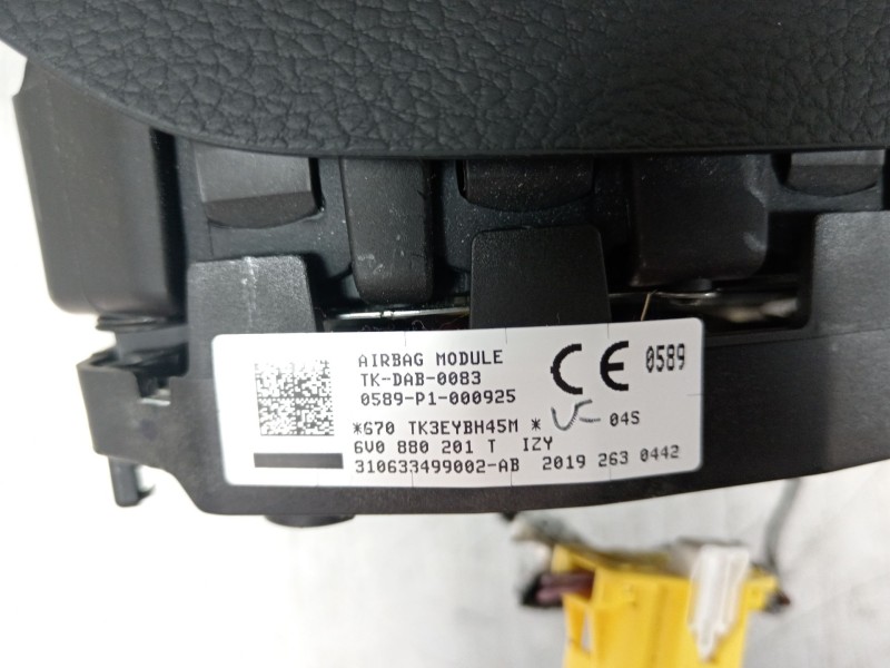 Recambio de kit airbag para skoda scala (nw1) 1.6 tdi referencia OEM IAM 655857069 6V0880201 2Q0959655AJ
